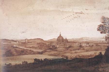 Claude Lorrain Rome with St Peter's (mk17)